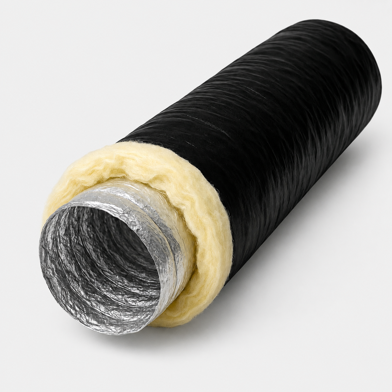 Gaine aluminium Thermaflex MOKP - isolée 25 mm - diam 160 mm - L 10 m